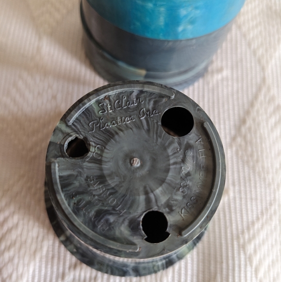 Vintage 2.5" marble plastic nursery pots various colours available - Picture 9 of 9